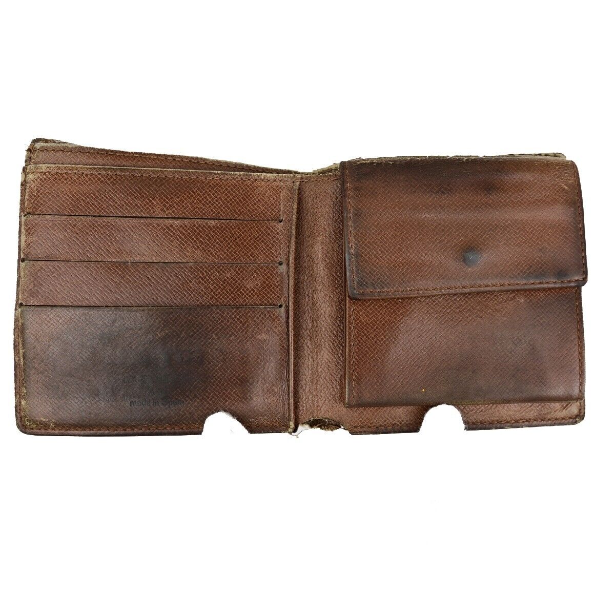 LOUIS VUITTON 6 Set Wallet iPhone 8 Xs Case Monogram Brown Pink 64KA364