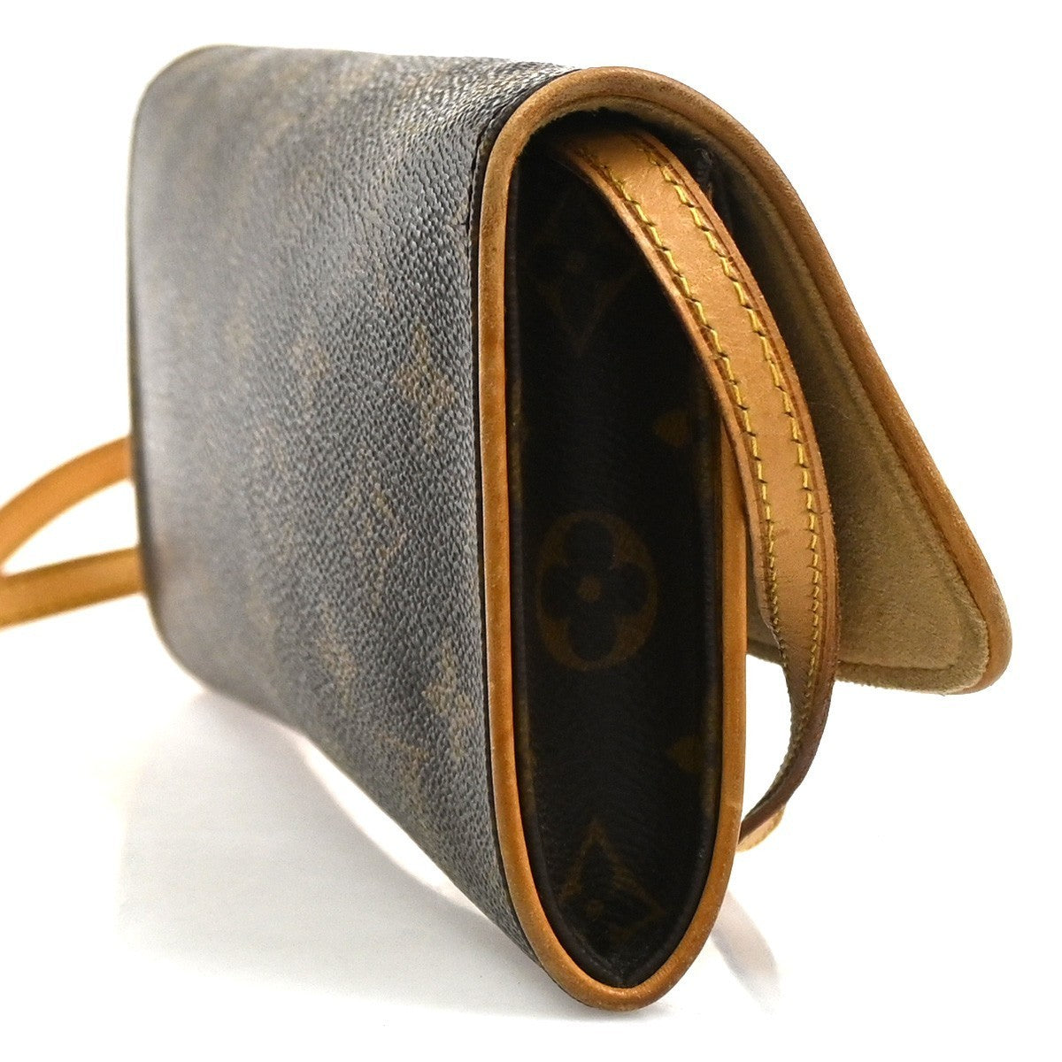 LOUIS VUITTON Pochette Twin GM 2Way Shoulder Bag Monogram Brown M51852 89TA604