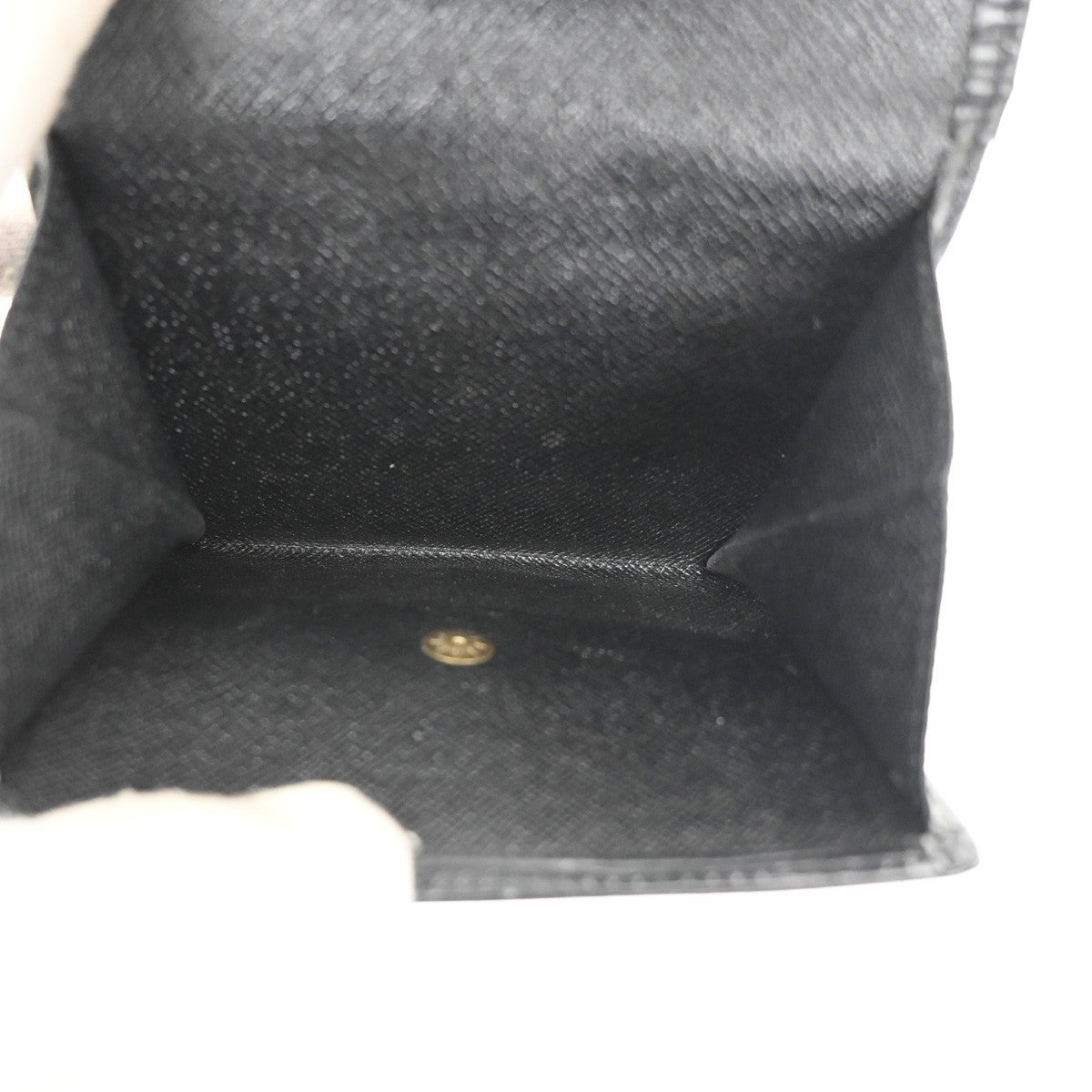 LOUIS VUITTON Porte Cartes Credit Mini Wallet Epi Leather Black M63482 01KC416