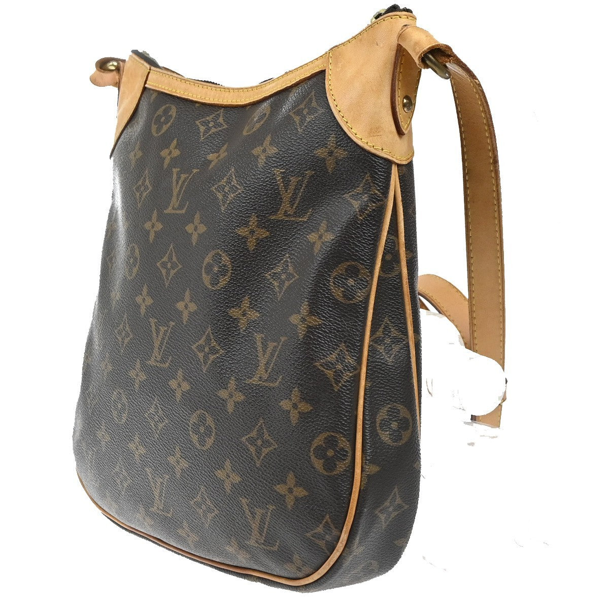 LOUIS VUITTON Odeon PM Shoulder Bag Monogram Leather Brown Spain M56390 22MA158