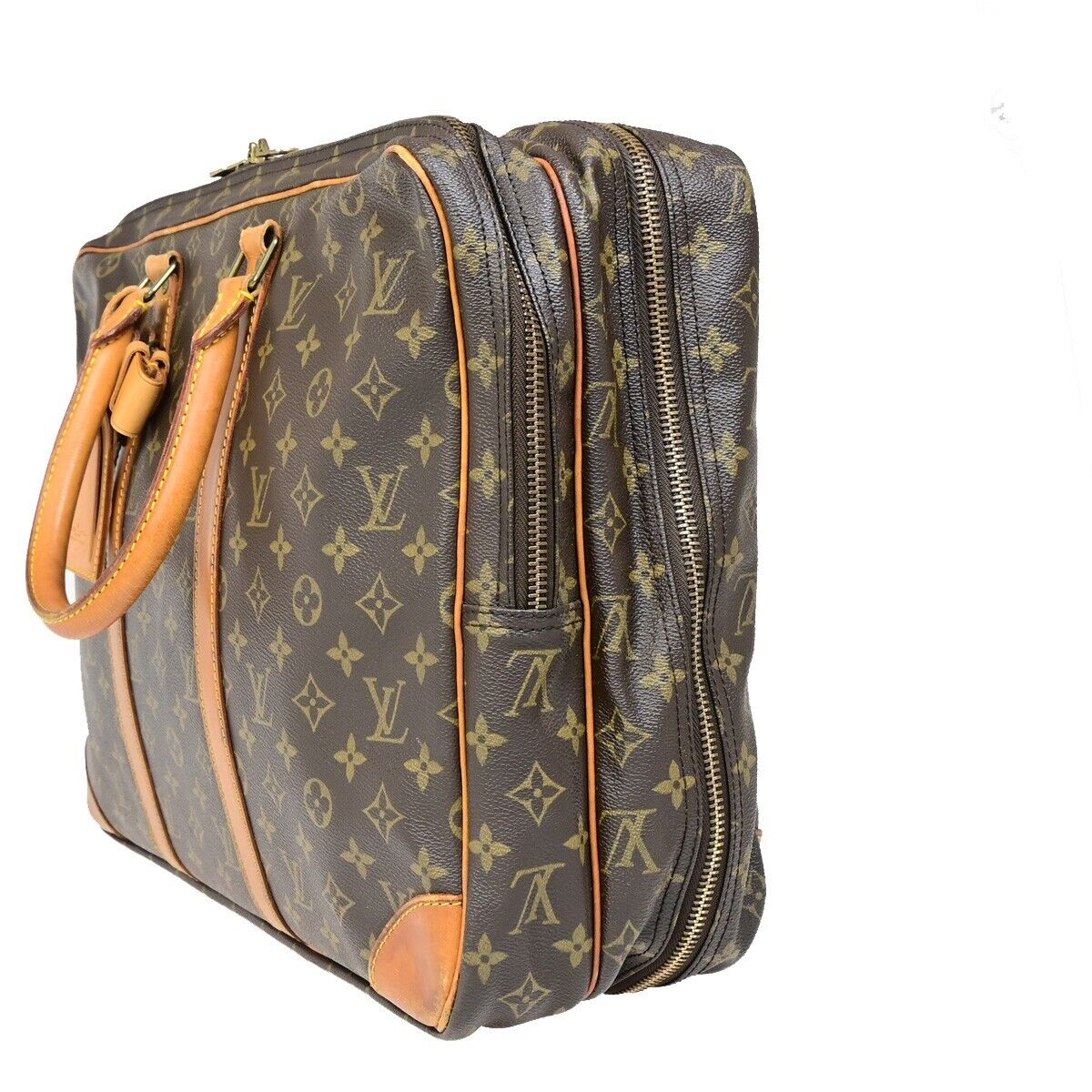 LOUIS VUITTON Sac 24 Heures Travel Hand Bag Monogram Leather BN M41387 33EB519