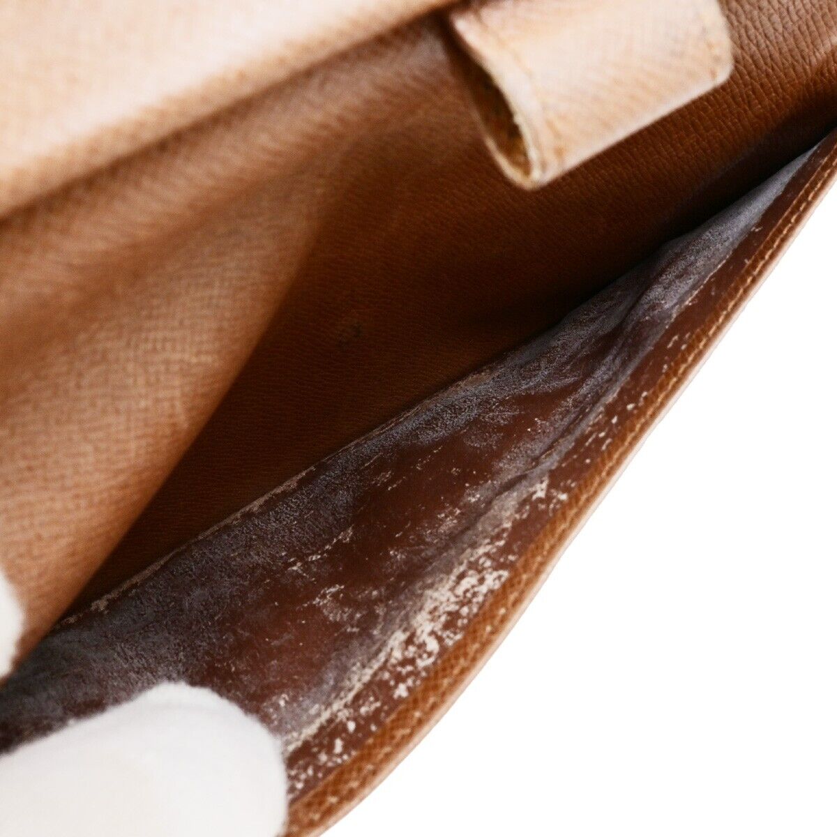 LOUIS VUITTON International Long Trifold Wallet Monogram Brown M61215 09ED244