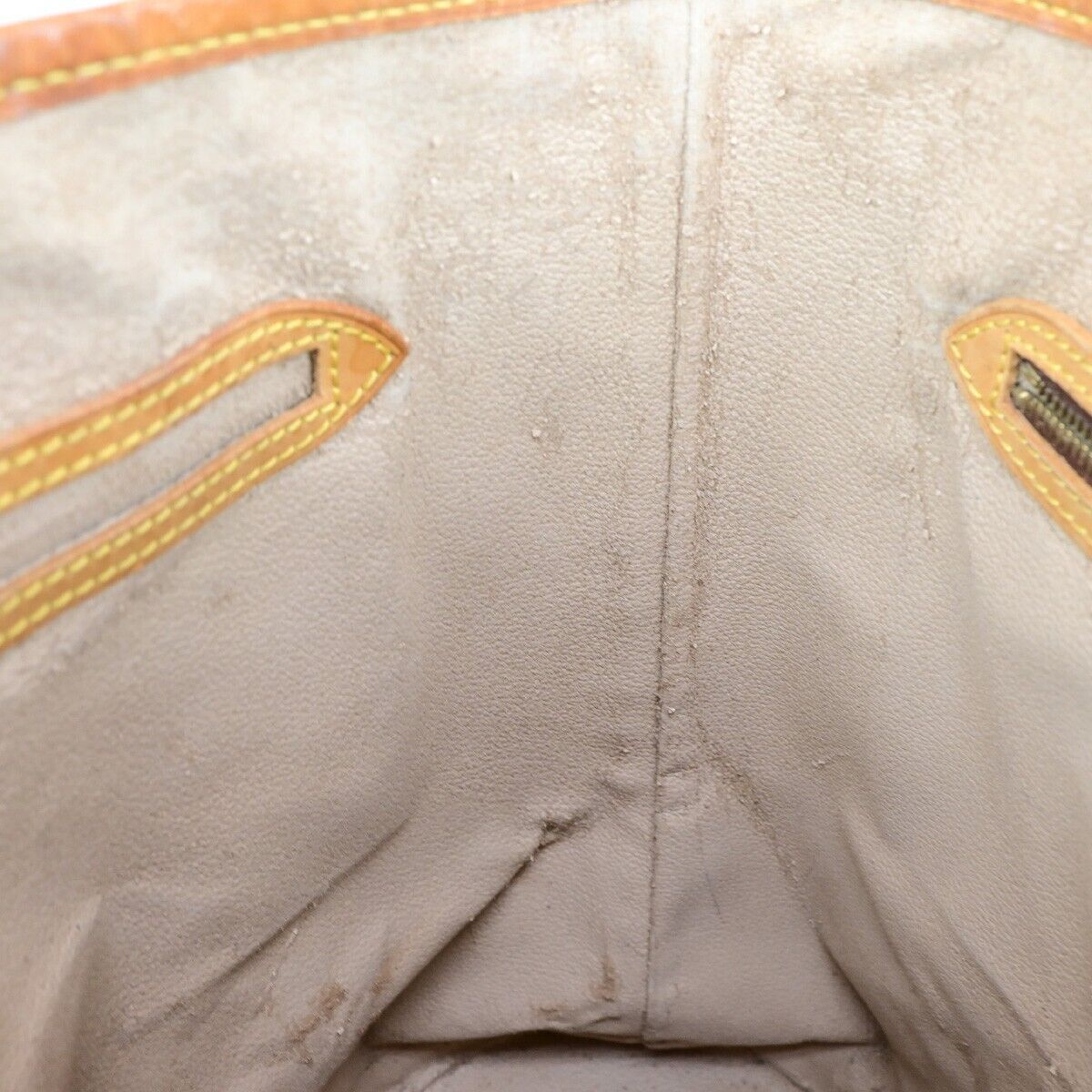 LOUIS VUITTON BUCKET GM Shoulder Tote Bag Monogram Leather Brown M42236 36ED121