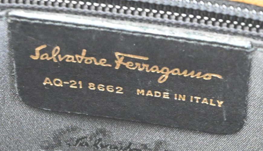 SALVATORE FERRAGAMO Sofia Gancini 2Way Shoulder Hand Bag Leather Brown 61TA284