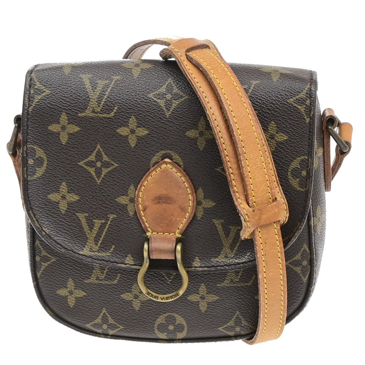 LOUIS VUITTON Mini Saint Cloud Shoulder Bag Monogram Leather BN M51244 35YJ260