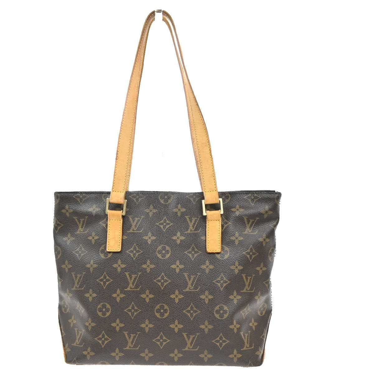 LOUIS VUITTON Cabas Piano Shoulder Bag Monogram Leather Brown M51148 34MA270