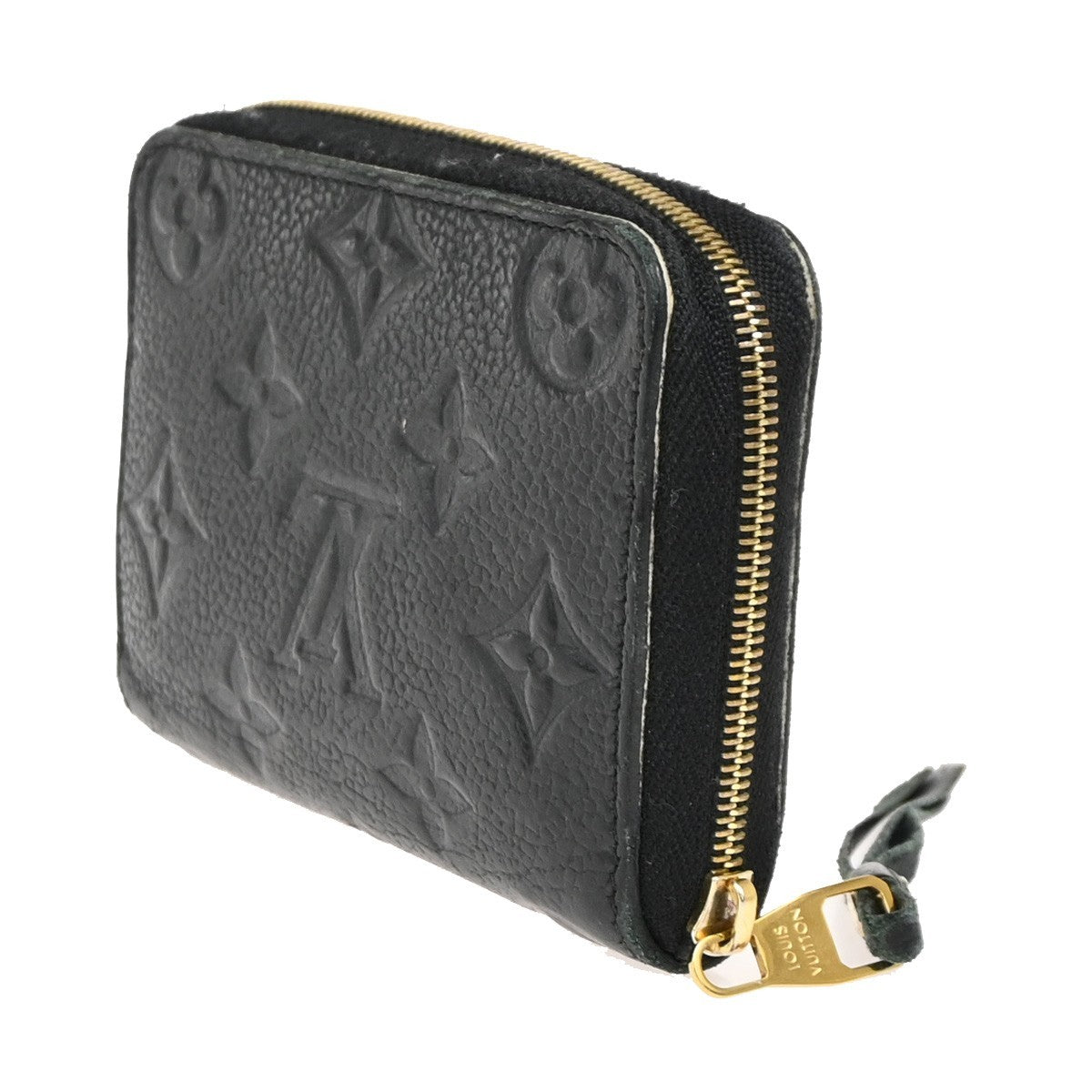 LOUIS VUITTON Zippy Coin Purse Wallet Monogram Empreinte Black M60574 62ZA256
