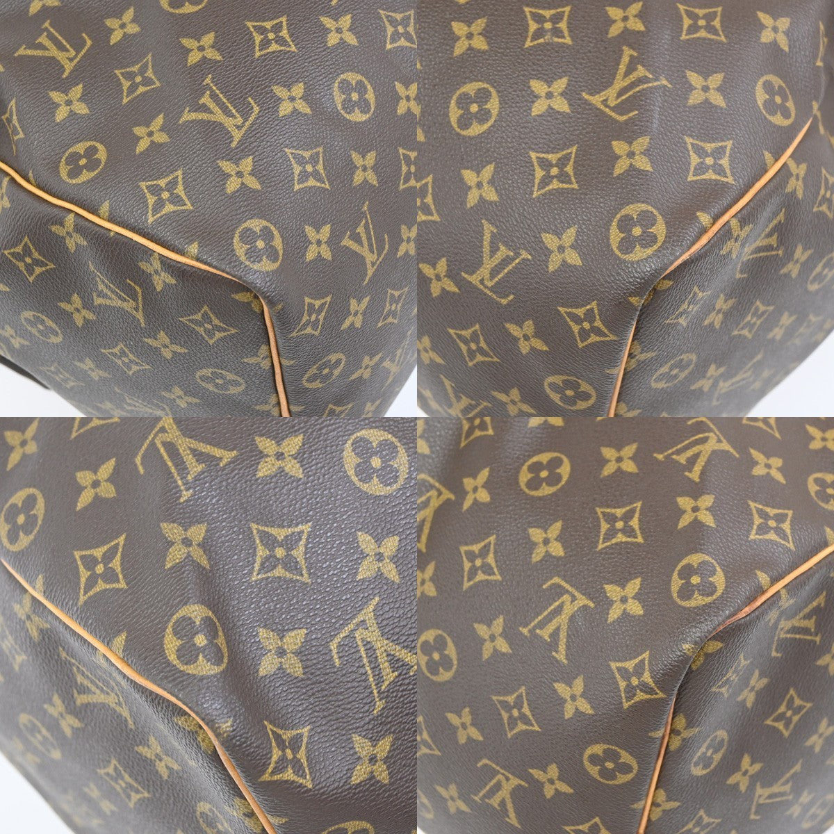 LOUIS VUITTON Keepall 50 Travel Hand Bag Monogram Leather Brown M41426 16PA094