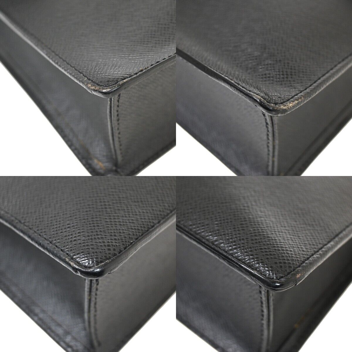 LOUIS VUITTON Porte Documents Angara Briefcase Bag Taiga Leather M30772 68YD749