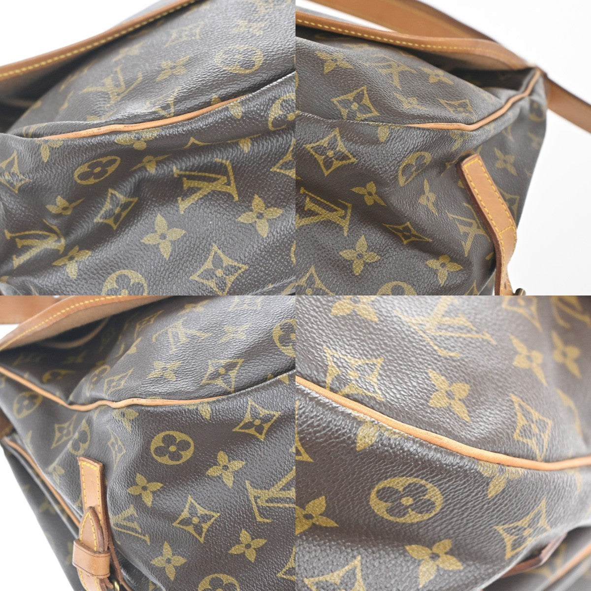LOUIS VUITTON Saumur 35 Shoulder Bag Monogram Leather BN France M42254 76KC418