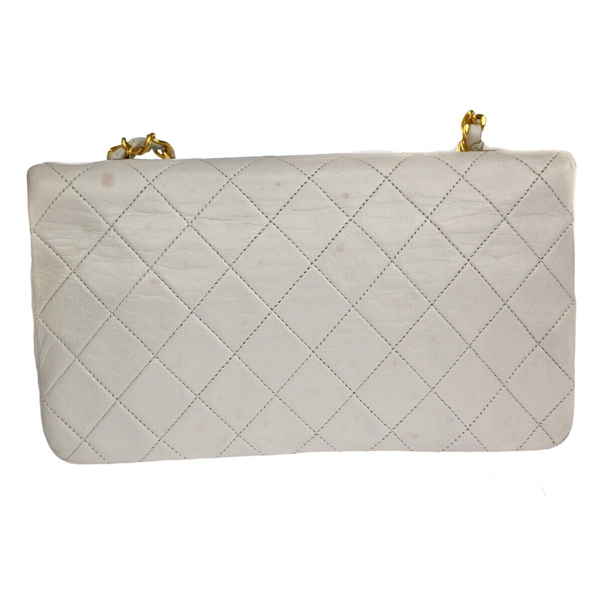 CHANEL CC Logo Matelasse 23 Chain Shoulder Bag Leather WE GHW Vintage 657RH323