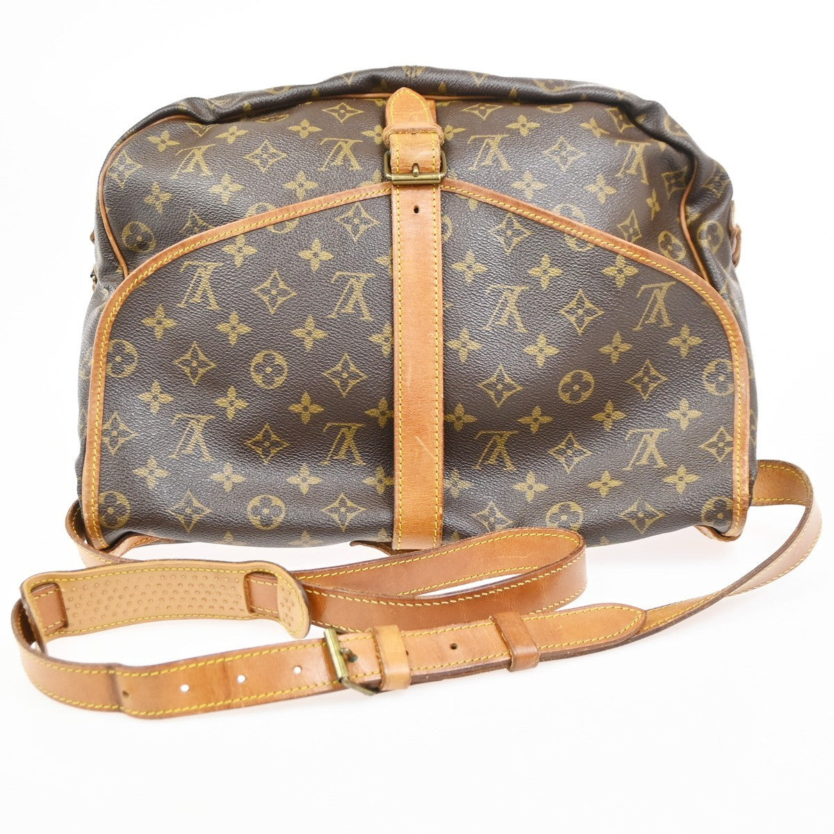 LOUIS VUITTON Saumur 35 Shoulder Bag Monogram Leather BN France M42254 89CA984