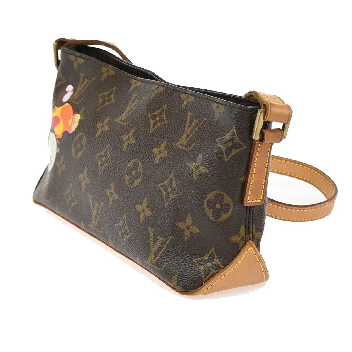 LOUIS VUITTON Trotteur Shoulder Bag Monogram Panda Leather BN M51241 638RQ026