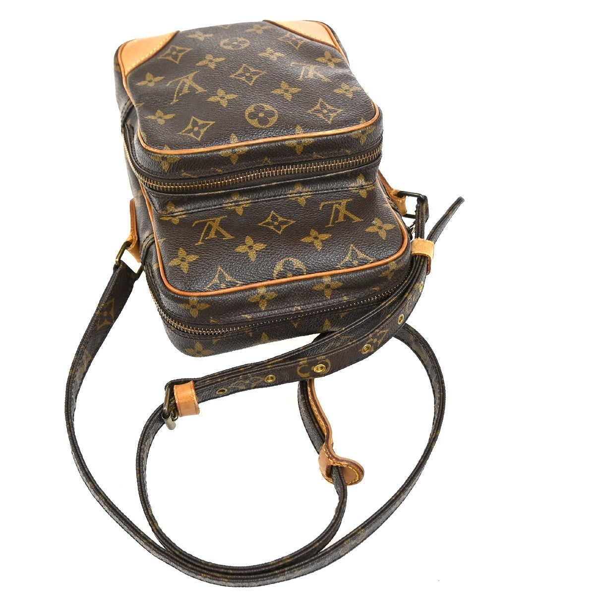 LOUIS VUITTON Amazon Crossbody Shoulder Bag Monogram Leather BN M45236 84TA648