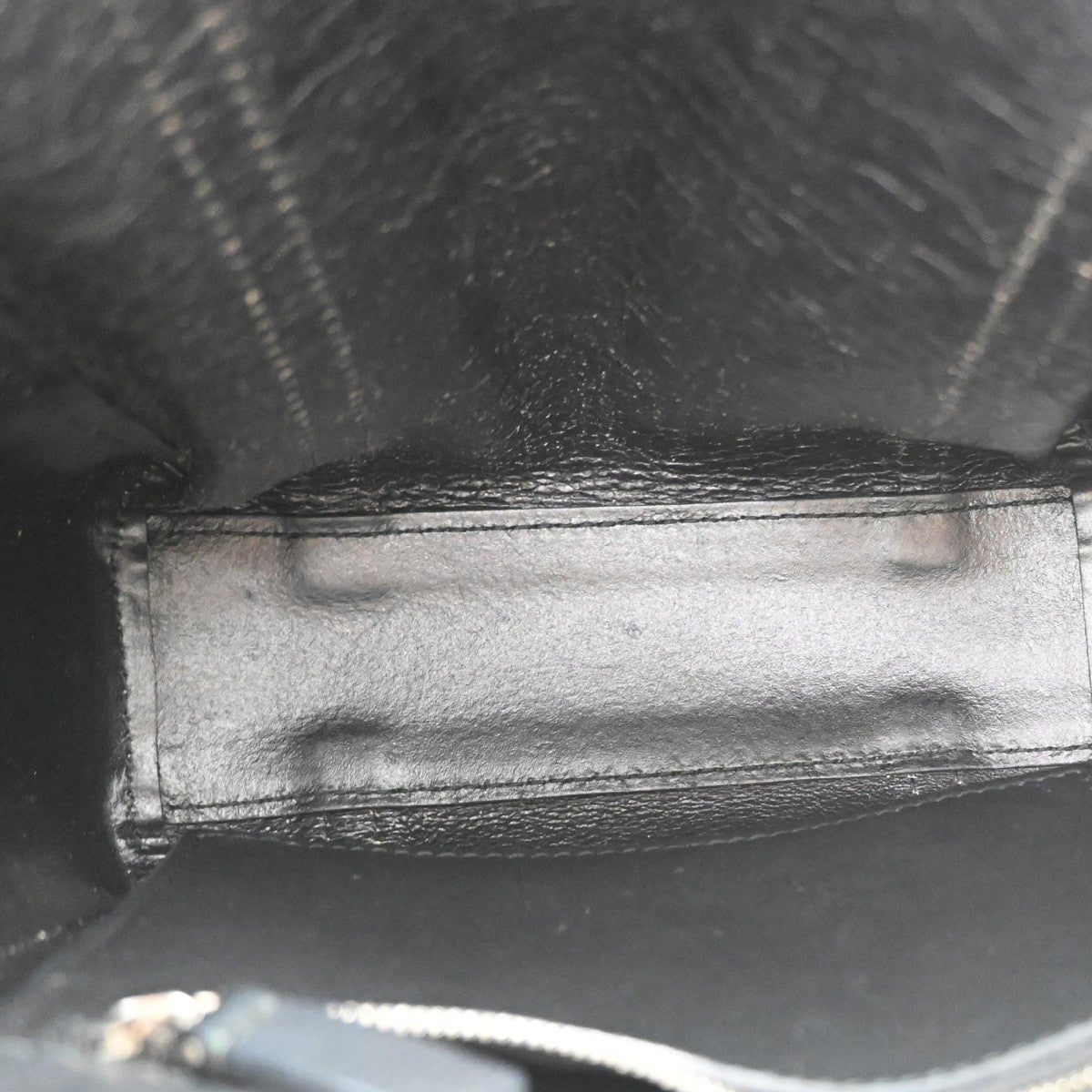 BALENCIAGA Logo Everyday Tote Hand Bag Leather Silver SHW 09CA906
