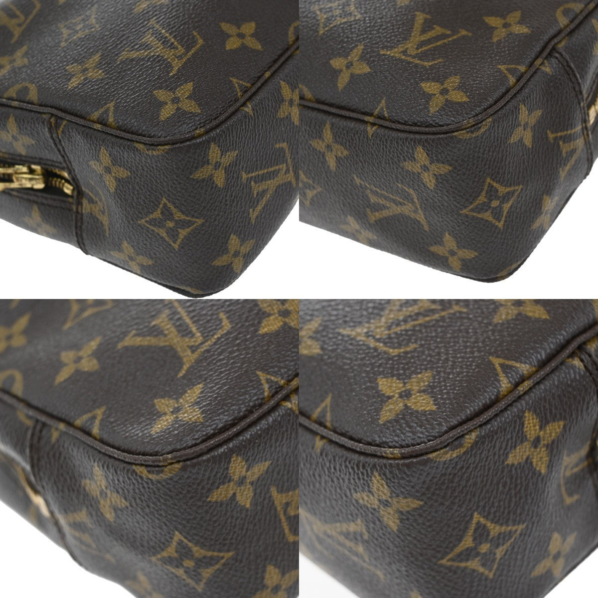 LOUIS VUITTON Trousse Toilette 23 Clutch Hand Bag Monogram Brown M47524 64EF958