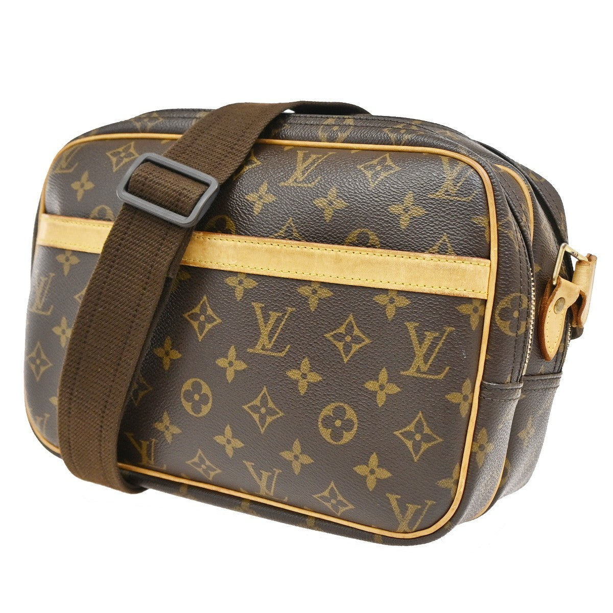 LOUIS VUITTON Reporter PM Crossbody Shoulder Bag Monogram Leather M45254 76TA062