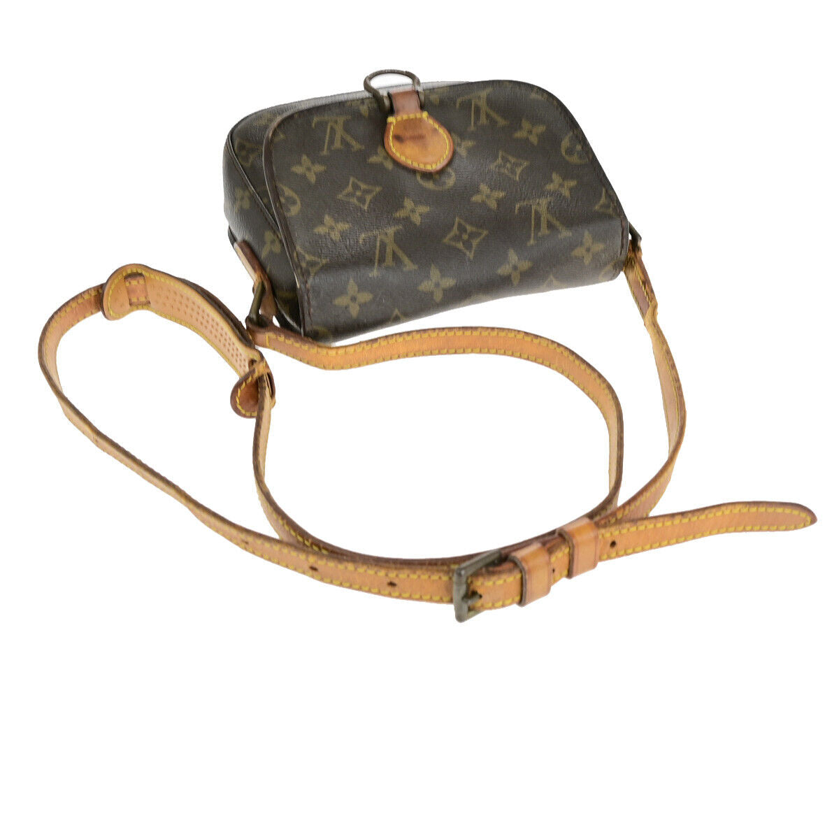 LOUIS VUITTON Mini Saint Cloud Shoulder Bag Monogram Leather BN M51244 04YG772