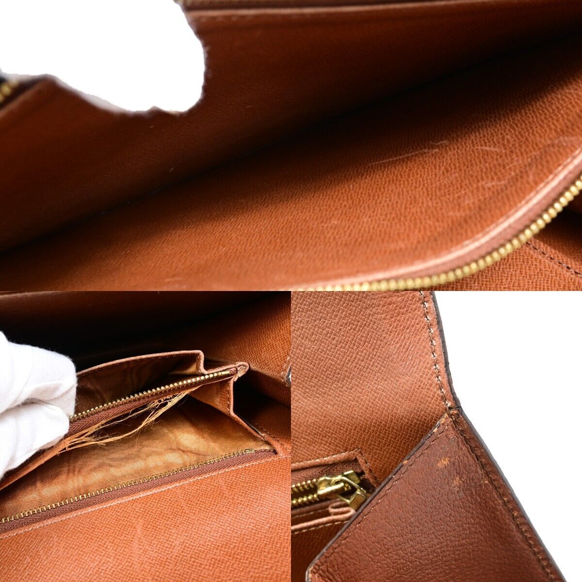 LOUIS VUITTON Passy Shoulder Bag Monogram Leather Brown France M51416 38FA614