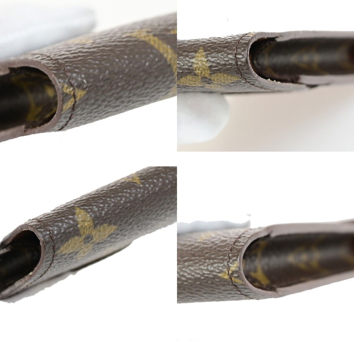 LOUIS VUITTON Etui Cigarette Case Monogram Leather Brown M63024 02KA402