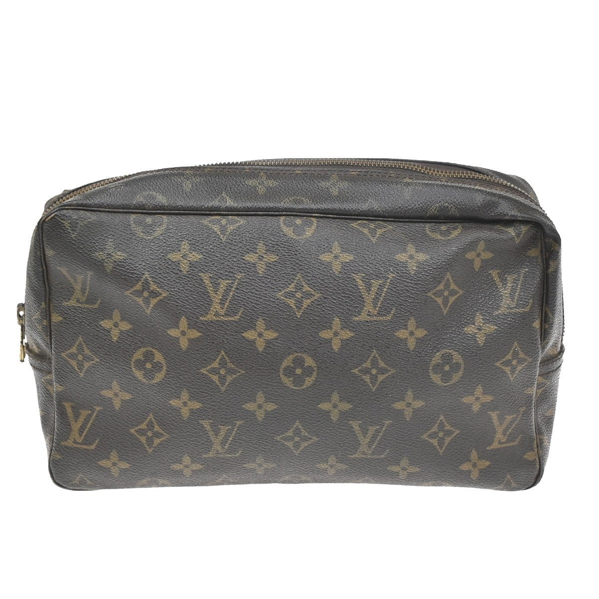 LOUIS VUITTON Trousse Toilette 28 Clutch Hand Bag Monogram Brown M47522 09SA103