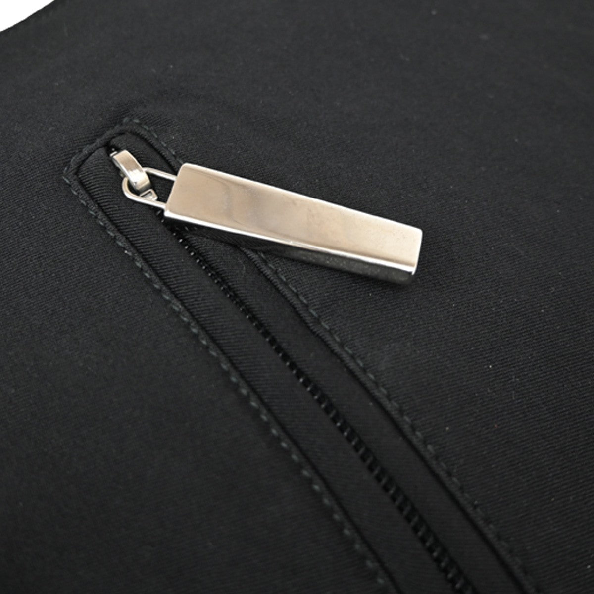 SALVATORE FERRAGAMO Logo Reversible Hand Bag Felt Leather Black Italy 68KD185