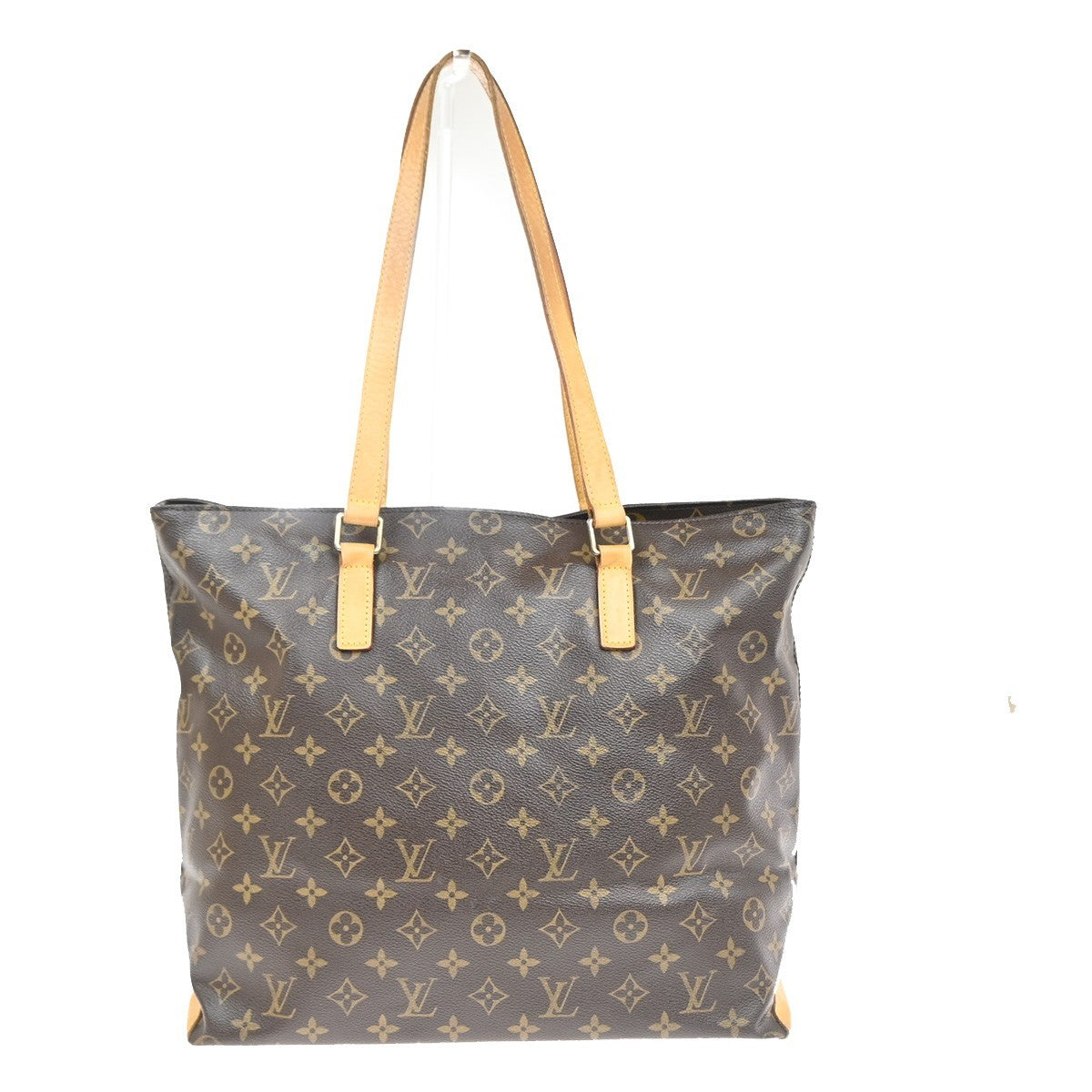 LOUIS VUITTON Cabas Mezzo Shoulder Bag Monogram Leather Brown M51151 73MA498