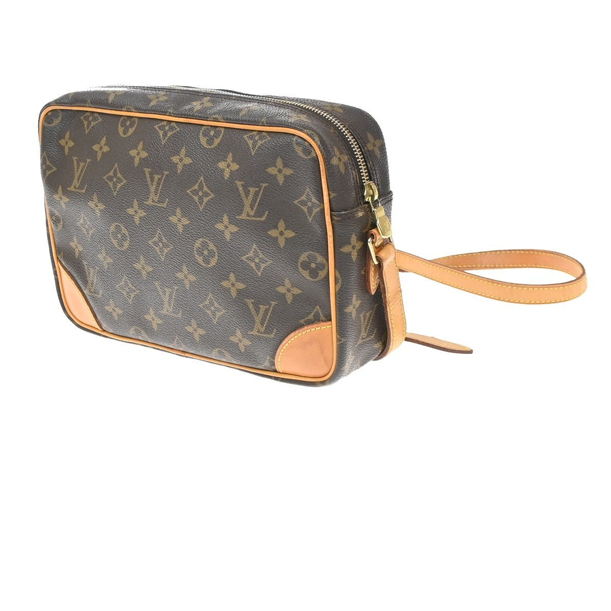 LOUIS VUITTON Trocadero 27 Shoulder Bag Monogram Leather Brown M51274 84SA139