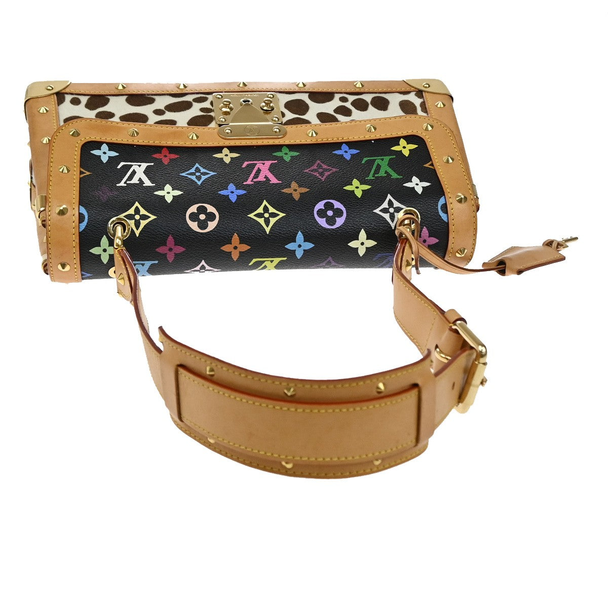 LOUIS VUITTON Sac Dalmatian Shoulder Bag Monogram Multi Black M92825 816LC565