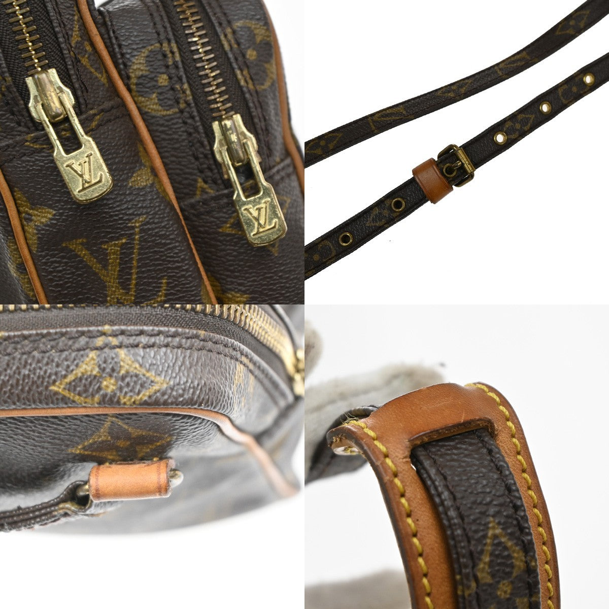 LOUIS VUITTON Mini Amazon Shoulder Bag Monogram Leather Brown M45238 86SA036