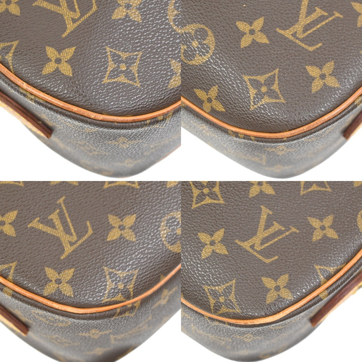 LOUIS VUITTON Blois Crossbody Shoulder Bag Monogram Leather Brown M51221 74PA060
