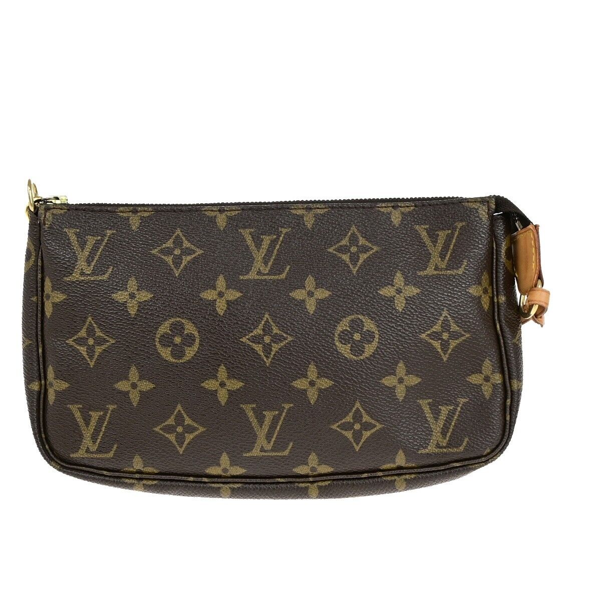 LOUIS VUITTON Pochette Accessoires Hand Bag Monogram Leather BN M51980 82ED022