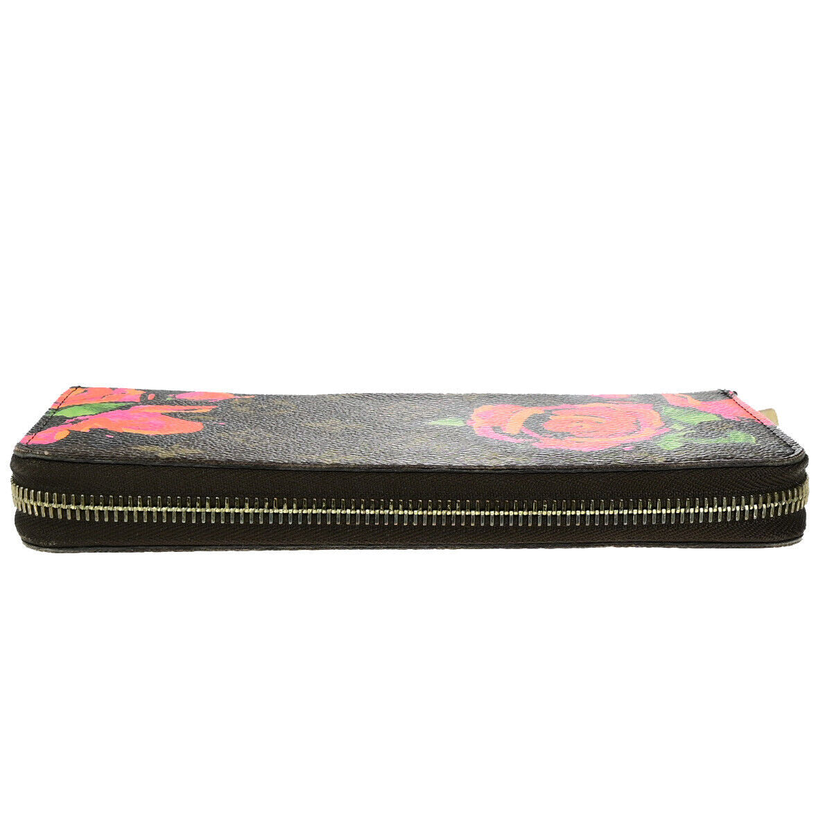 LOUIS VUITTON Zippy Wallet Long Purse Monogram Rose Brown M93759 18YG745