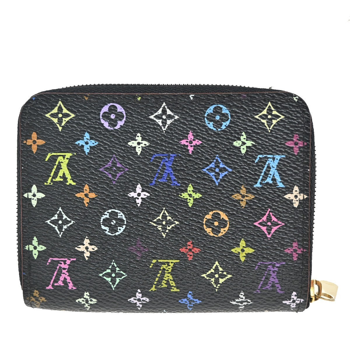 LOUIS VUITTON Zippy Coin Card Case Monogram Multi Leather BK M66549 32KC439