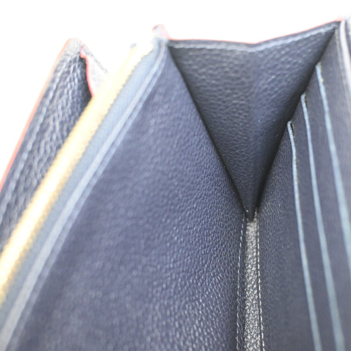 LOUIS VUITTON Portefeuille Sarah Wallet Monogram Empreinte Blue M62125 88YH289