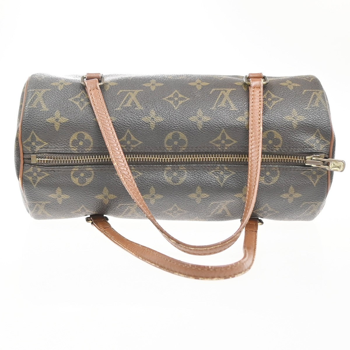 LOUIS VUITTON PAPILLON 26 Hand Bag Monogram Leather Brown France M51366 31MA522