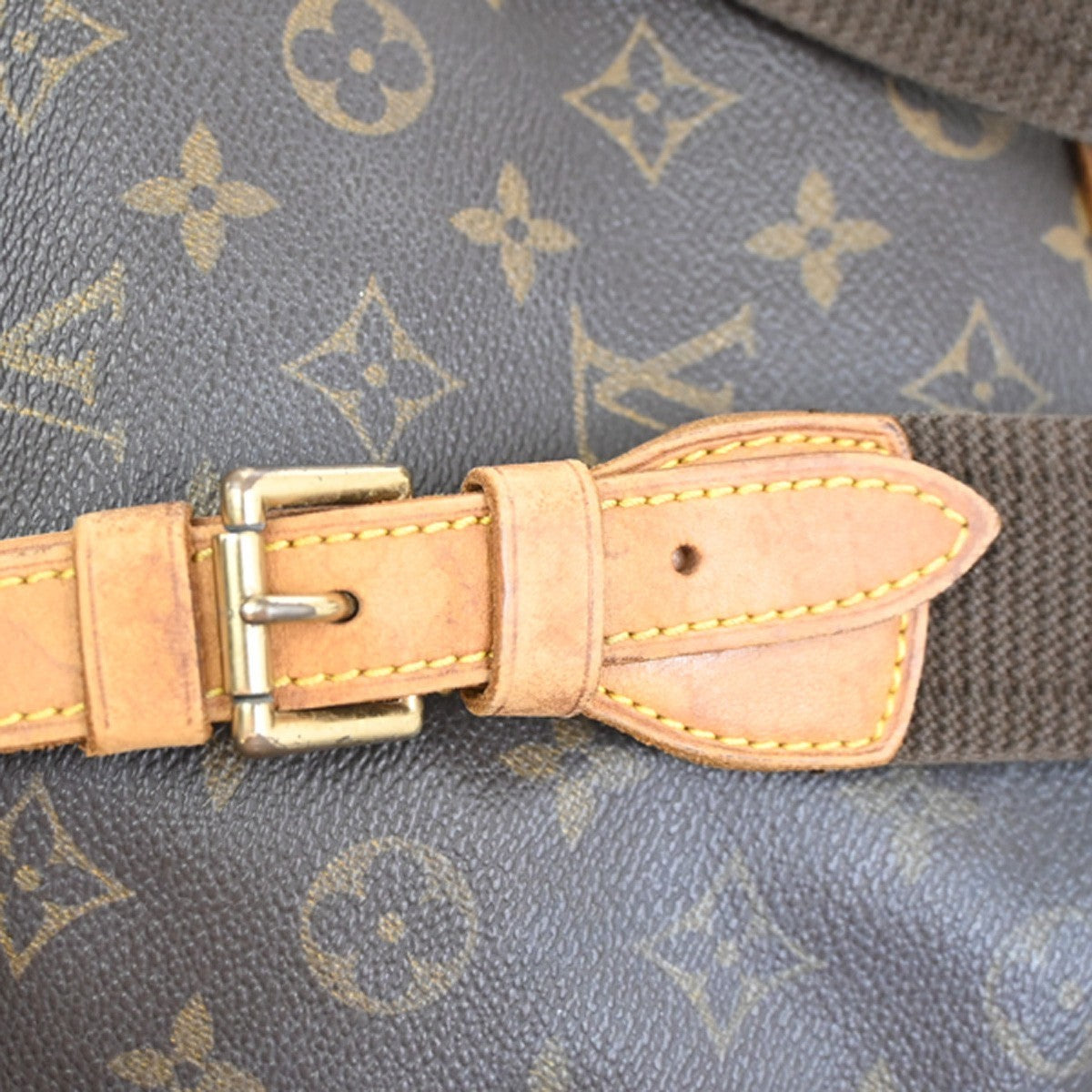 LOUIS VUITTON Montsouris GM Backpack Bag Monogram Leather Brown M51135 65ZA372