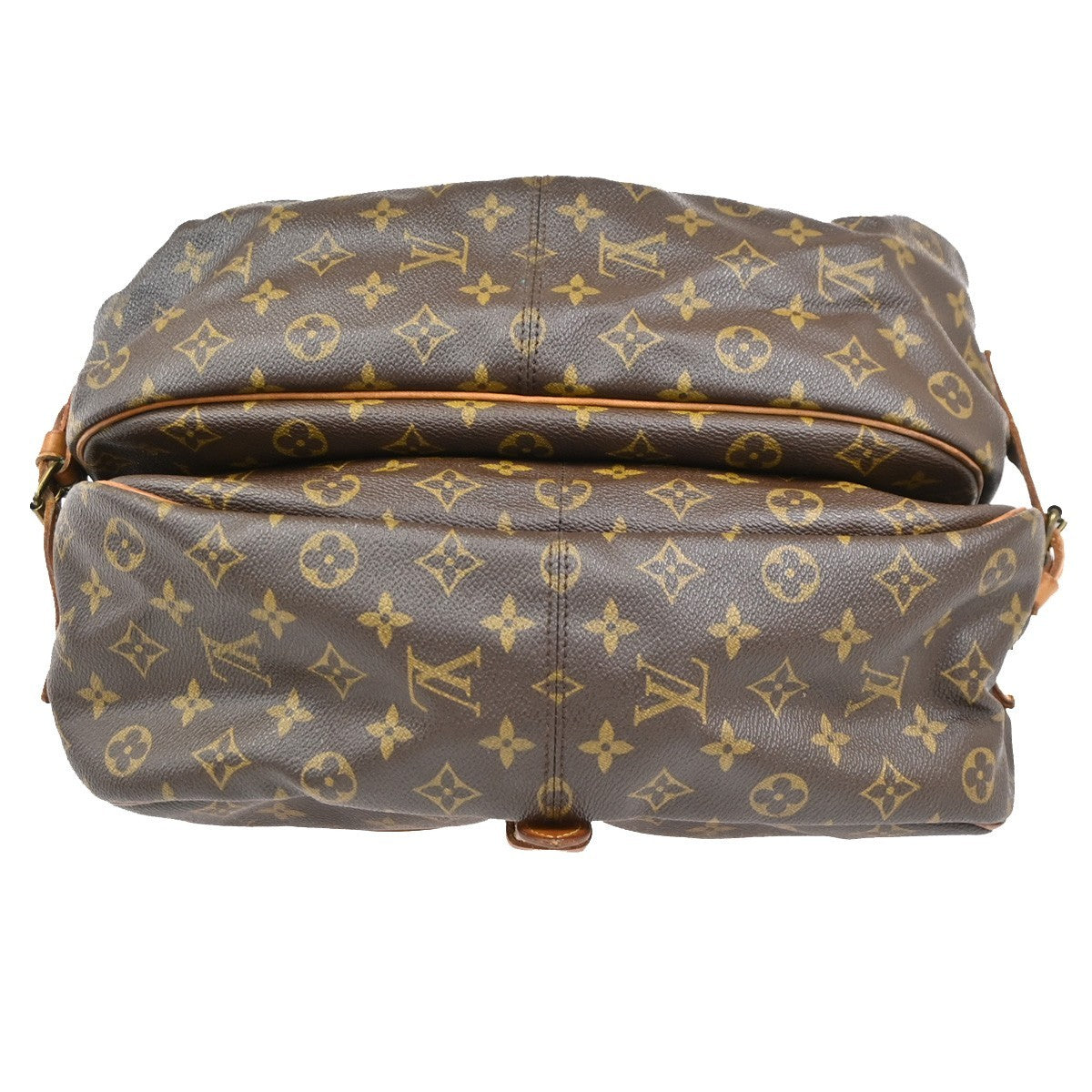 LOUIS VUITTON Saumur 35 Shoulder Bag Monogram Leather BN France M42254 89CA984
