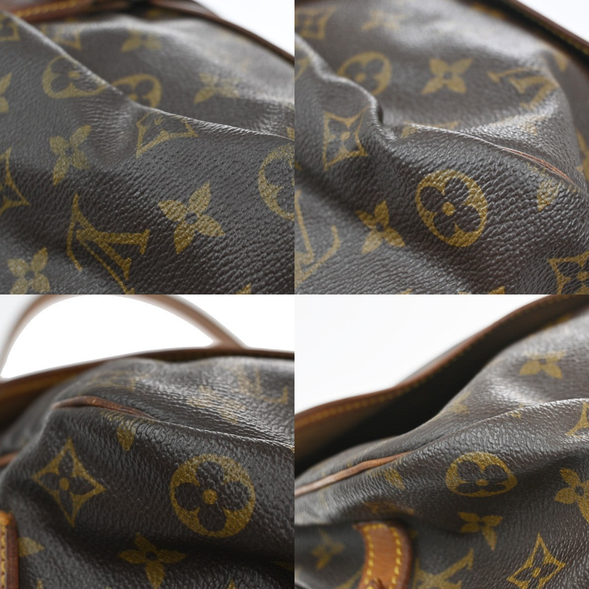 LOUIS VUITTON Saumur 35 Shoulder Bag Monogram Leather BN France M42254 80CA373