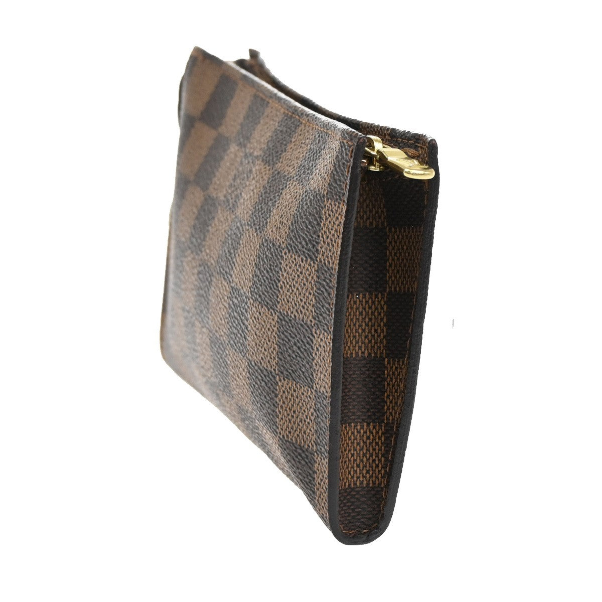 LOUIS VUITTON Marais Mini Pouch Damier Ebene Leather Brown France 04YH320