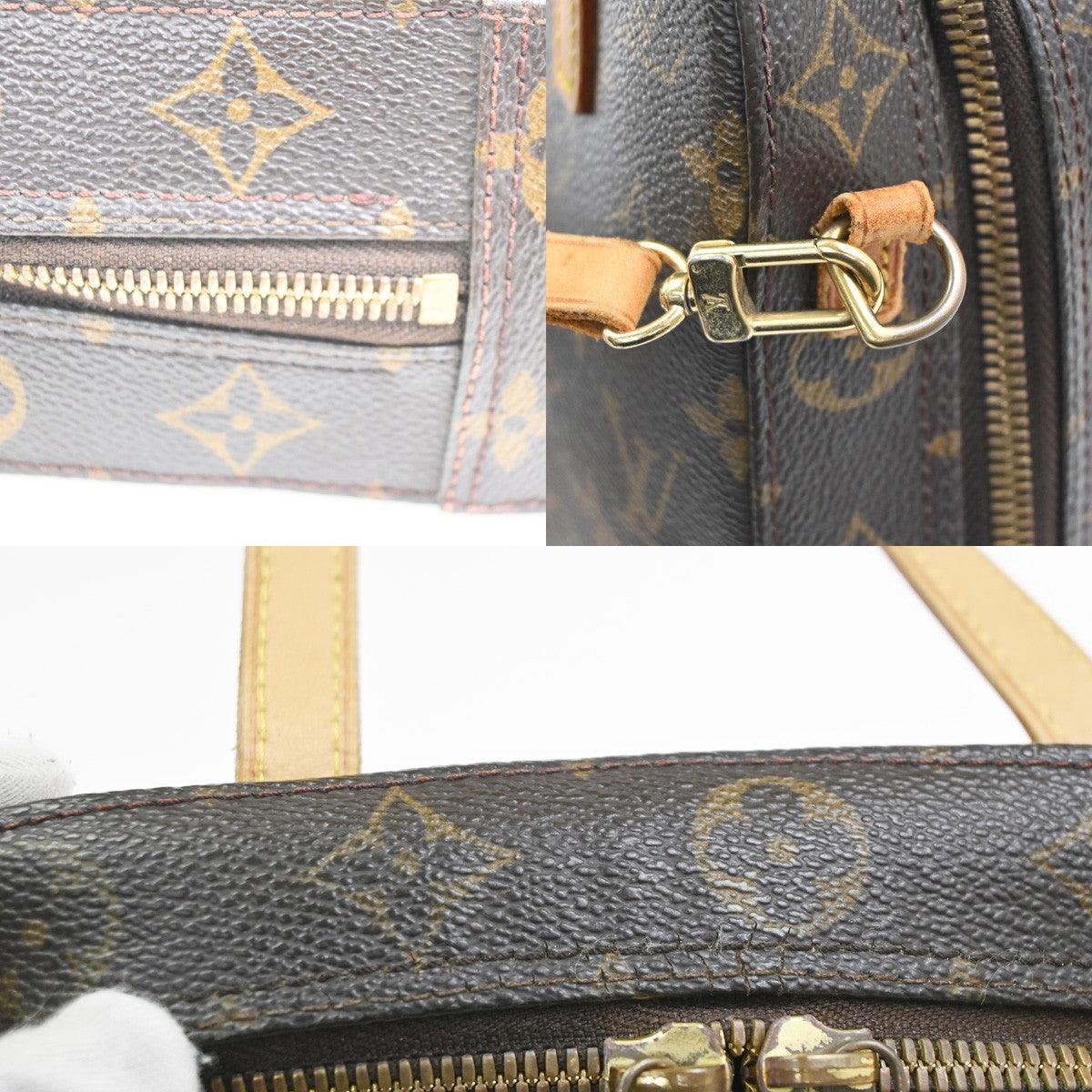 LOUIS VUITTON Spontini 2Way Shoulder Hand Bag Monogram Leather M47500 89CA589