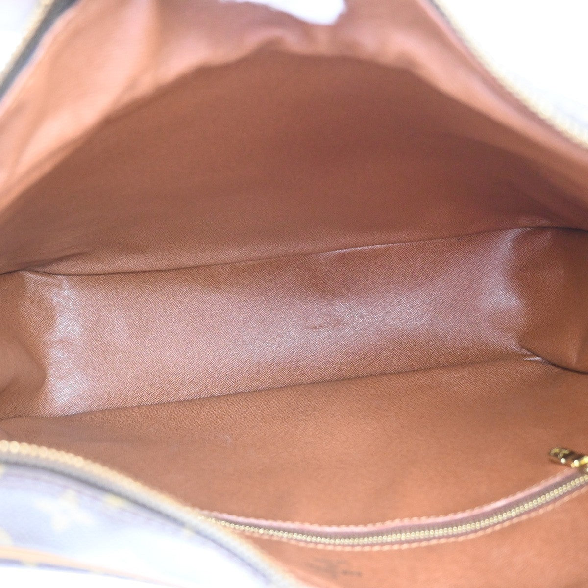 LOUIS VUITTON Boulogne 35 Shoulder Bag Monogram Leather Brown M51260 88YJ095