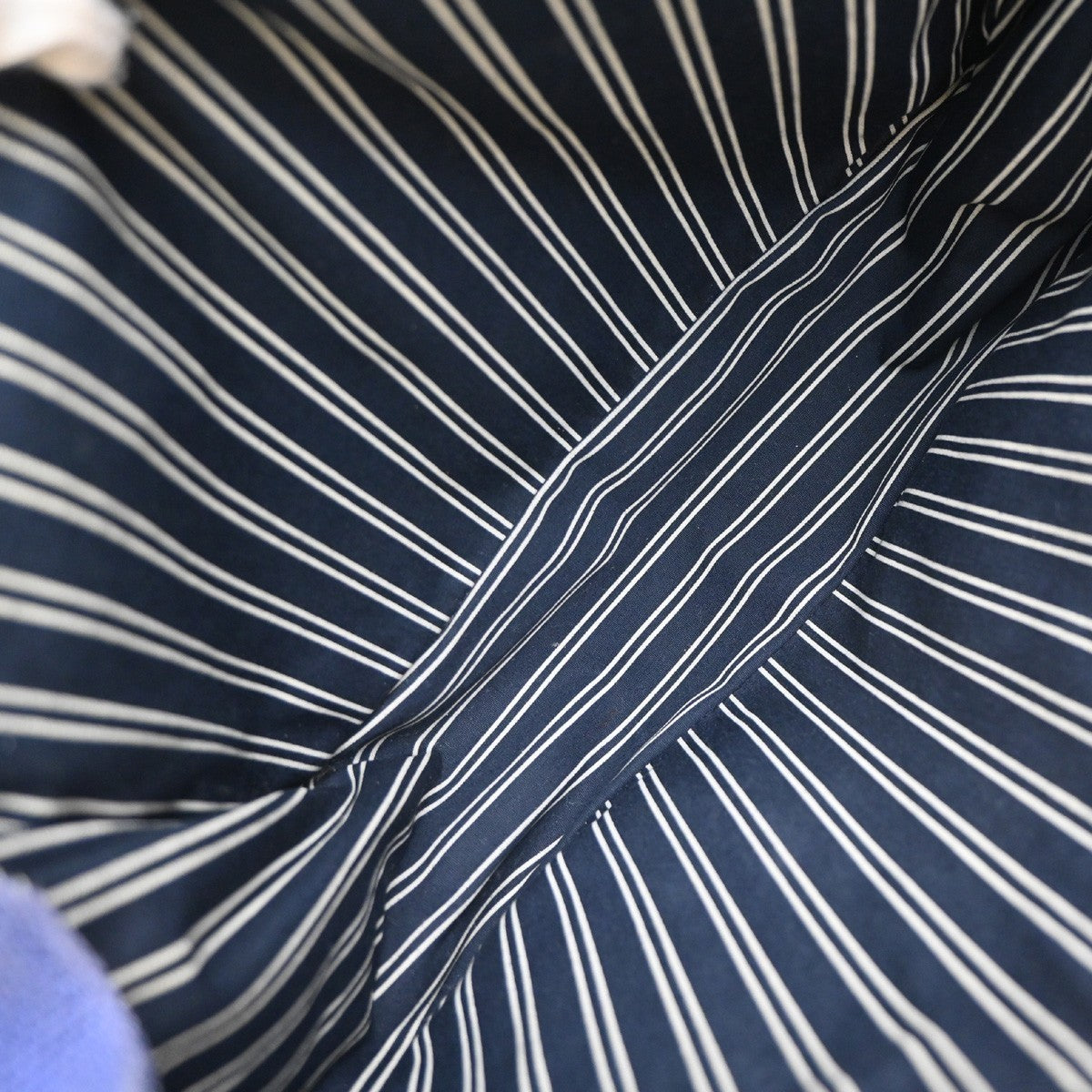 LOUIS VUITTON Busas PM Shoulder Bag Antigua Canvas Leather Blue M40073 65KP572