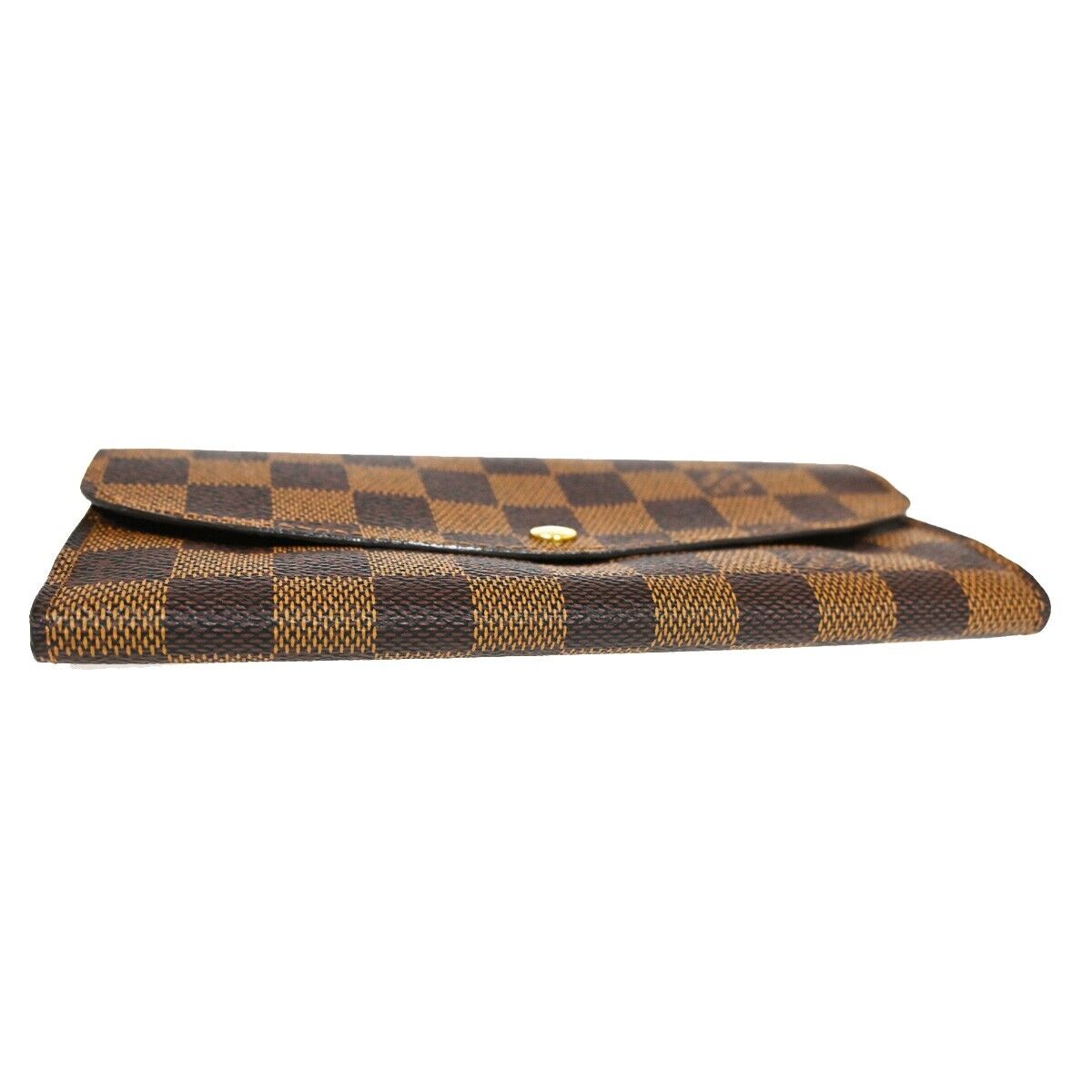 LOUIS VUITTON Portefeuille Emilie Long Bifold Wallet Damier Brown N63019 31RJ271
