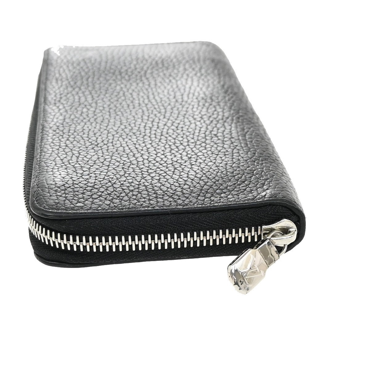LOUIS VUITTON Vertical Long Zippy Wallet Bifold Taurillon Black M58412 33KP080