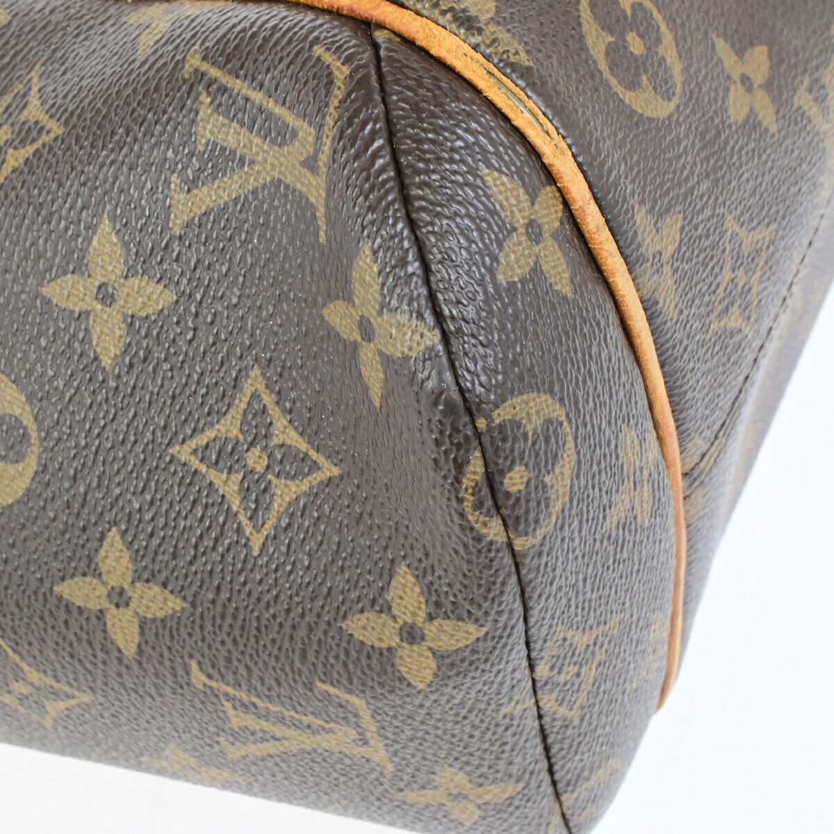 LOUIS VUITTON Logo Totally PM Shoulder Bag Monogram Leather Brown M56688 67YG752