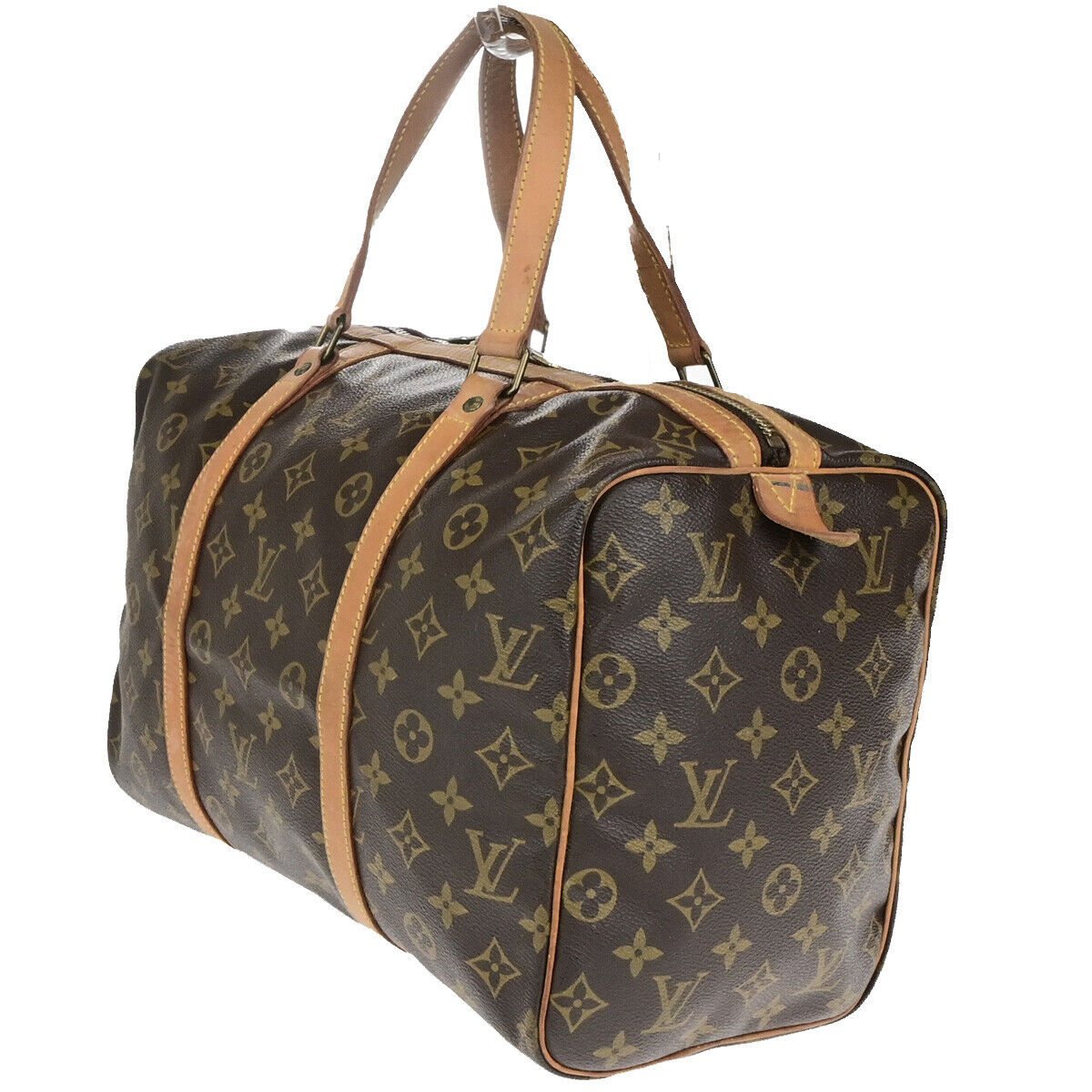 LOUIS VUITTON Sac Souple 35 Travel Hand Bag Monogram Leather BN M41626 39YG687