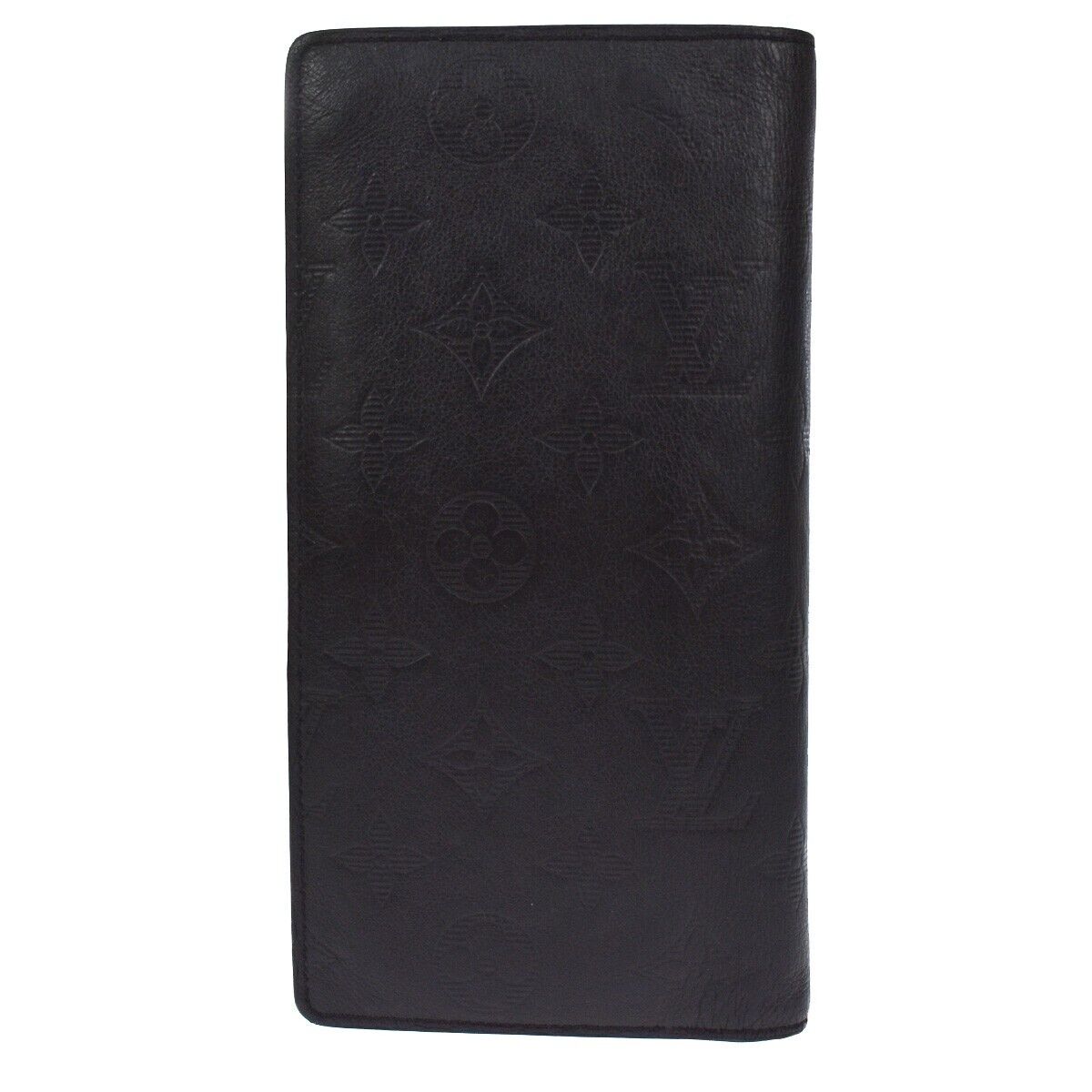 LOUIS VUITTON Brazza Long Bifold Wallet Monogram Shadow Black M62900 39GA845