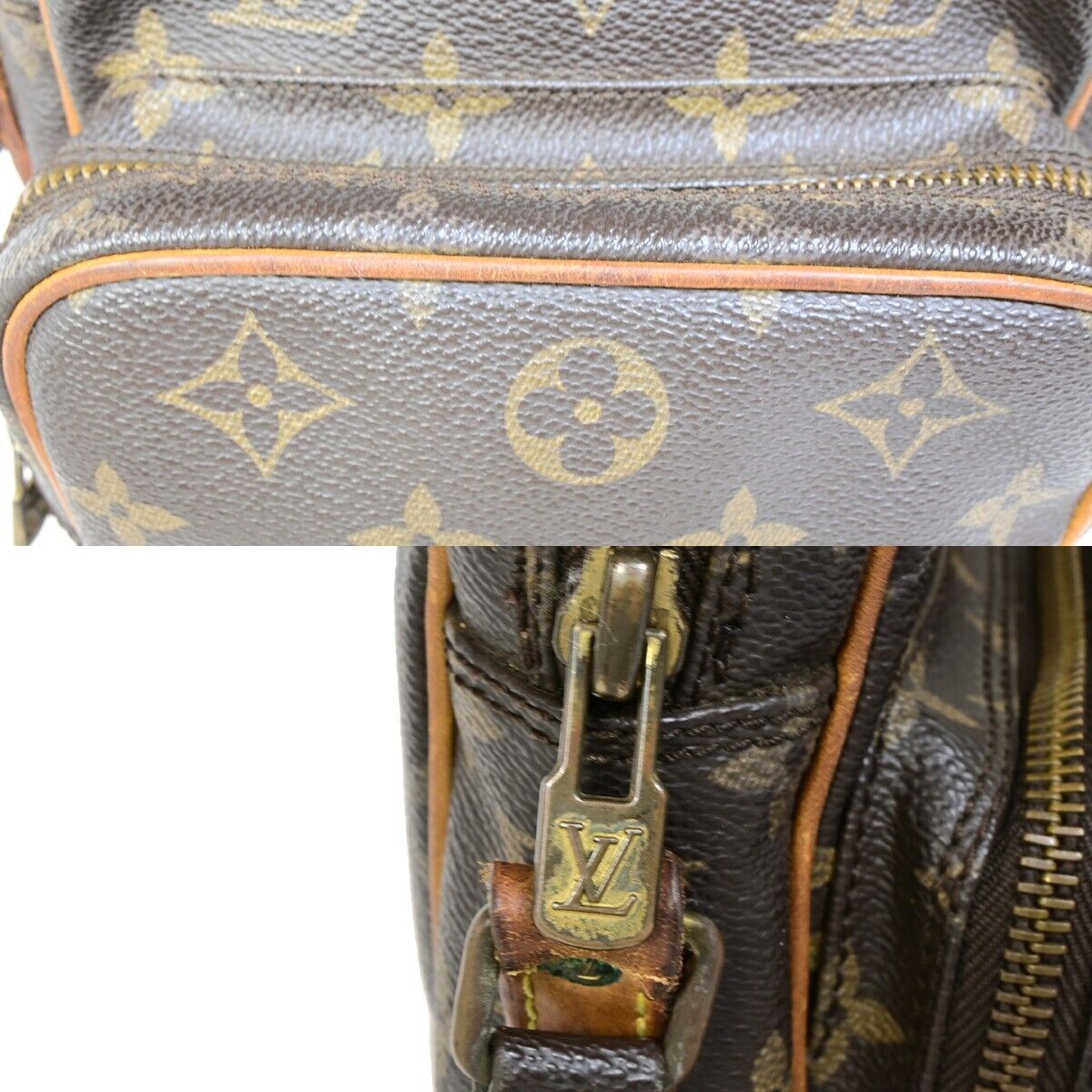 LOUIS VUITTON Amazon Crossbody Shoulder Bag Monogram Leather BN M45236 30EB713