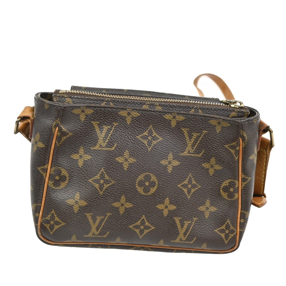 LOUIS VUITTON Viva Cite PM Shoulder Bag Monogram Leather Brown M51165 99TA530